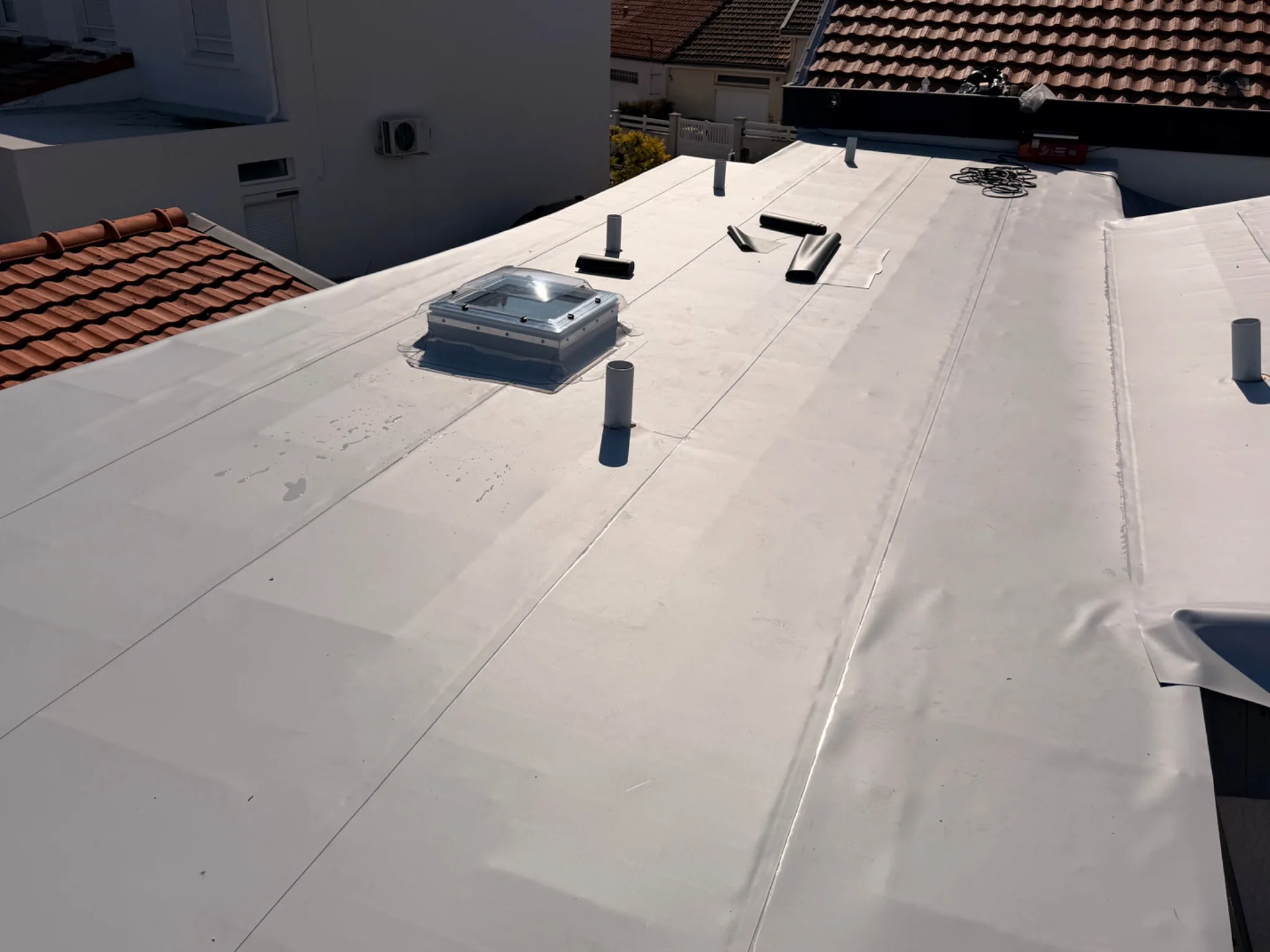 Surface de toiture et lanterneau