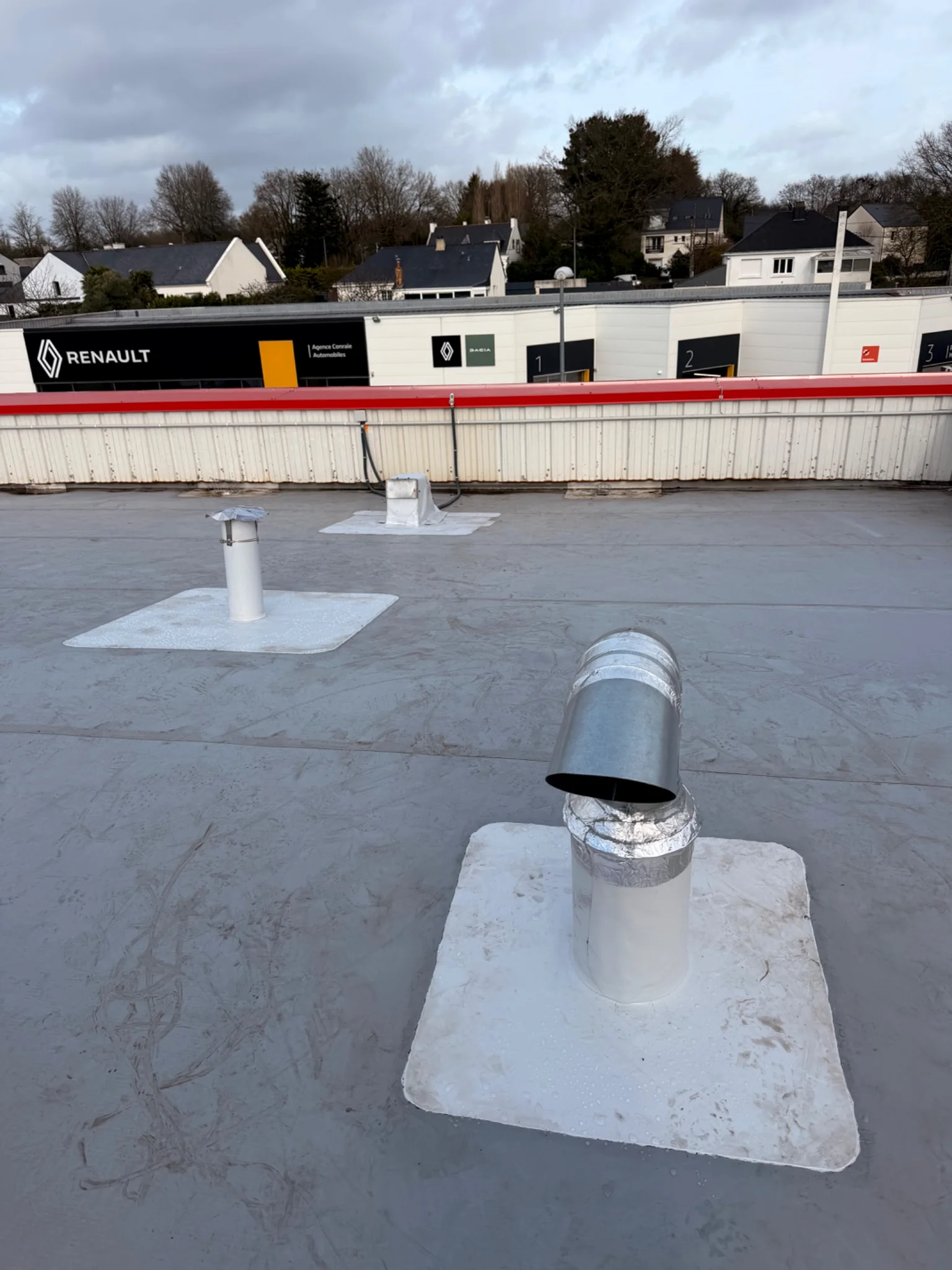 Finition technique autour de ventilations